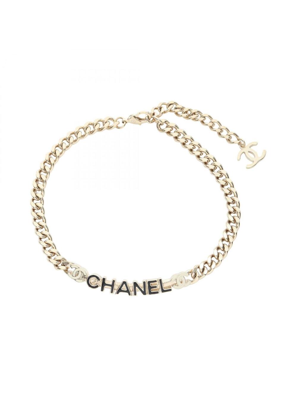 Chanel Coco Mark Logo Choker Necklace #279549C12B
